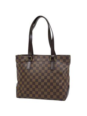 Louis Vuitton Cabas Piano Tote Bag Damier Brown